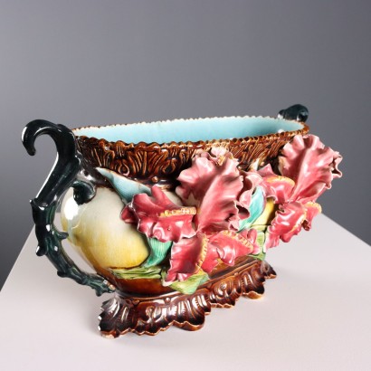 Fioriera in Ceramica Barbotine