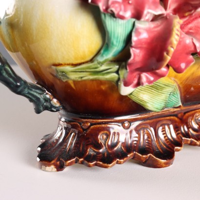 Fioriera in Ceramica Barbotine