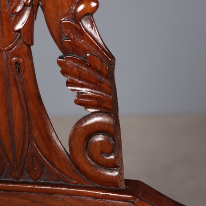 ARMCHAIRS, Pair of Louis Philippe Armchairs in Mo