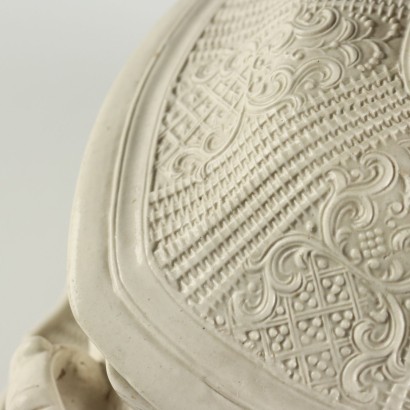 Tureen with Oval Earthenware Plate, Tureen and Oval Earthenware Plate