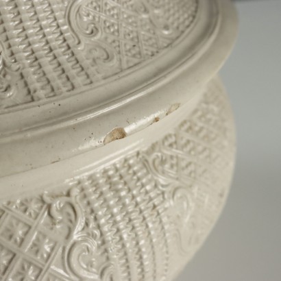 Tureen with Oval Earthenware Plate, Tureen and Oval Earthenware Plate