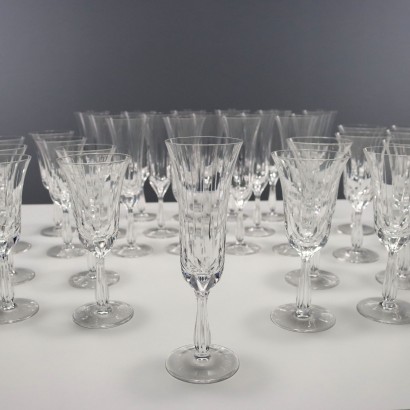 Cartier Set aus geschliffenen Kristallgläsern
