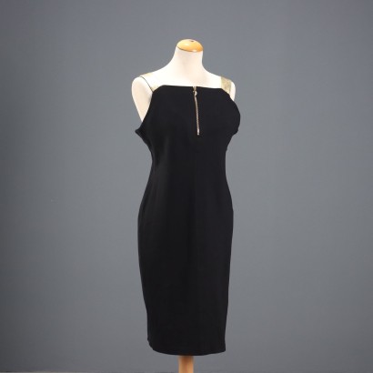 Versace Collection Black and Gold Dress