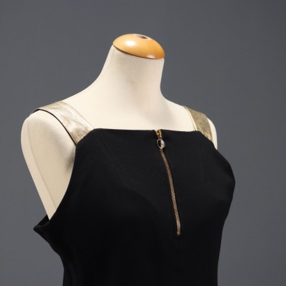 Versace Collection Black and Gold Dress