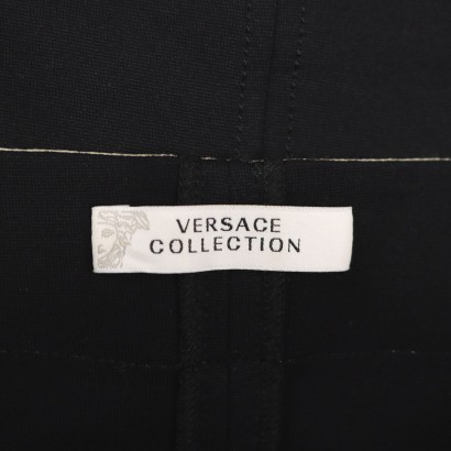 Versace Collection Black and Gold Dress