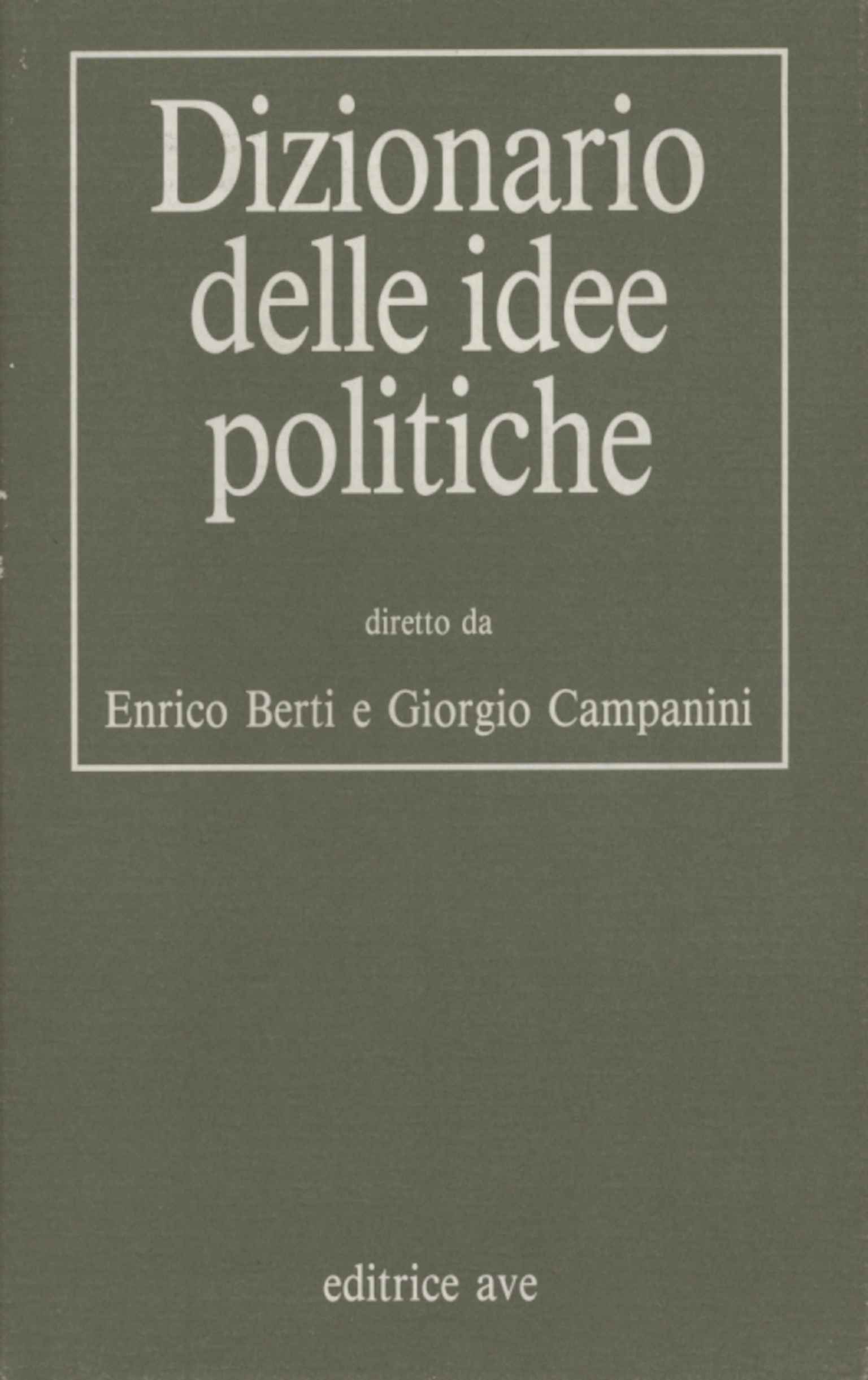 Dictionary of Political Ideas