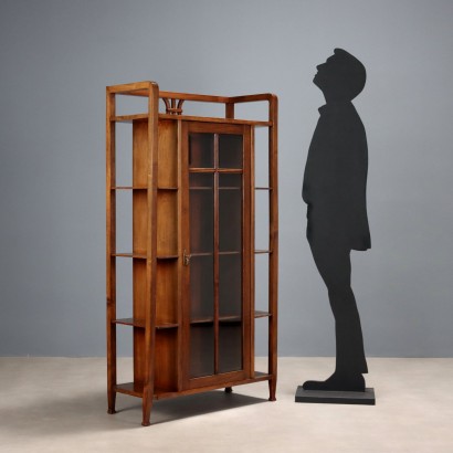 Showcase, Liberty Showcase in Walnut and Stained Beech