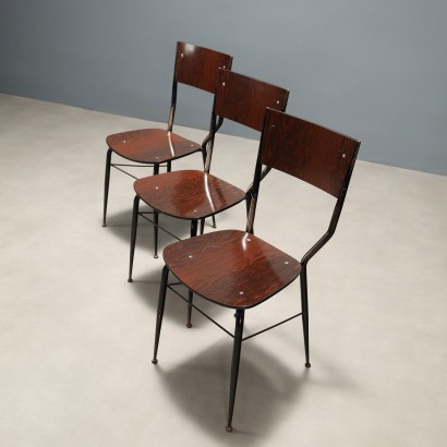 Ensemble de 6 chaises, Six chaises des années 1960