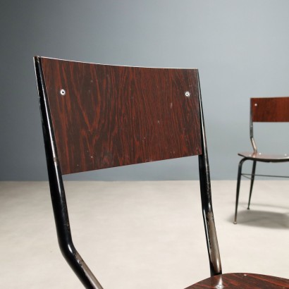 Ensemble de 6 chaises, Six chaises des années 1960