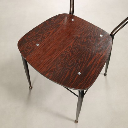 Ensemble de 6 chaises, Six chaises des années 1960