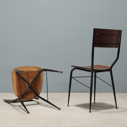 Ensemble de 6 chaises, Six chaises des années 1960