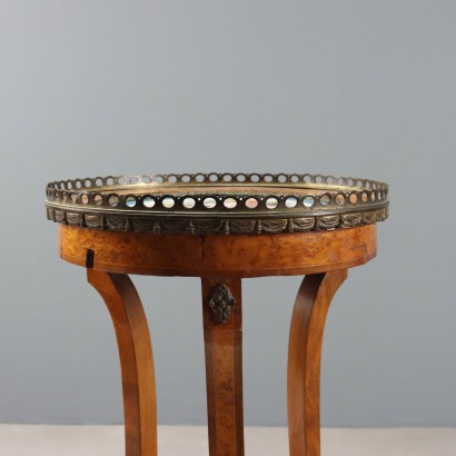 COFFEE TABLE with ceramic, Center Table in Walnut and Burl