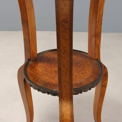 COFFEE TABLE with ceramic, Center Table in Walnut and Burl