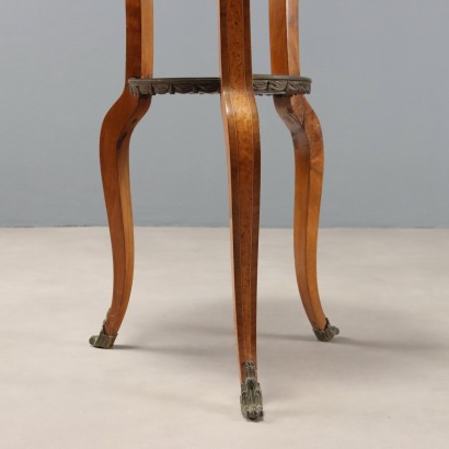 COFFEE TABLE with ceramic, Center Table in Walnut and Burl