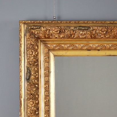 mirror, mirror, carved and gilded wooden mirror