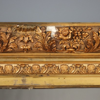 mirror, mirror, carved and gilded wooden mirror