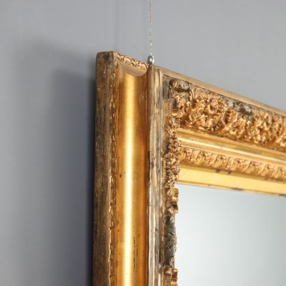 mirror, mirror, carved and gilded wooden mirror