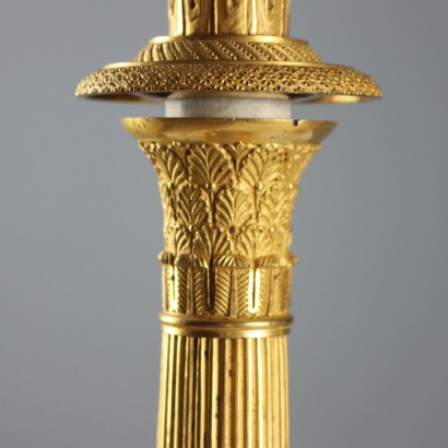 Pair of Gilded Bronze Candelabra