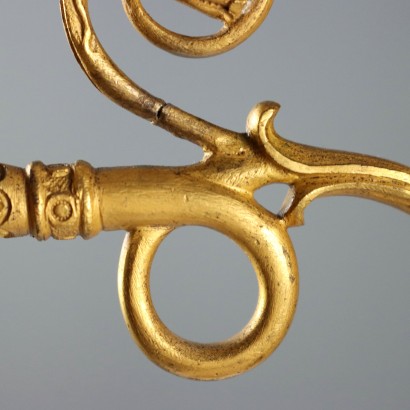Pair of Gilded Bronze Candelabra
