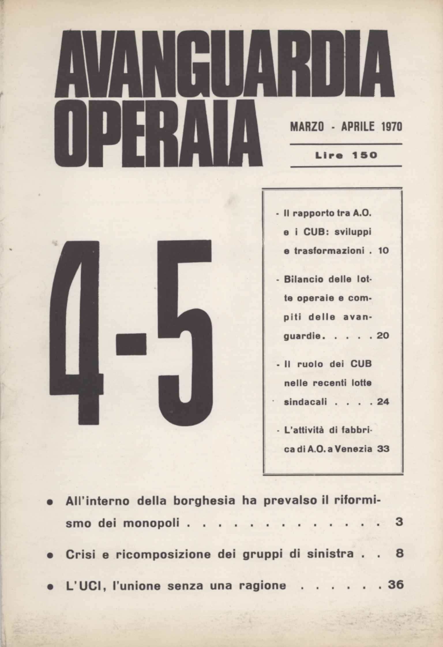 Workers' Vanguard (No. 4-5 March-April)