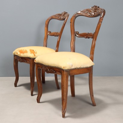 Group of 4 chairs, Group of 4 Louis Philippe chairs