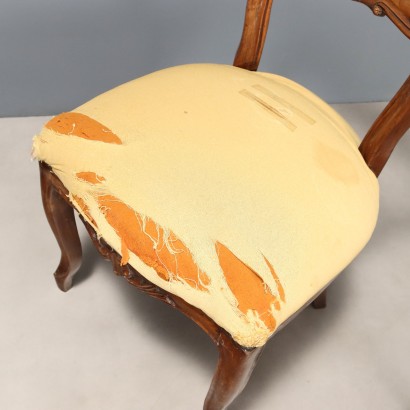 Group of 4 chairs, Group of 4 Louis Philippe chairs