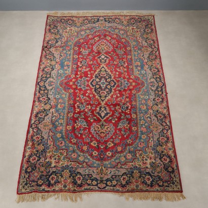 Antiker Kerman-Teppich, Baumwolle und Wolle, großer Knoten, 315 x 200 cm_1326492 Kerman Teppich - Iran