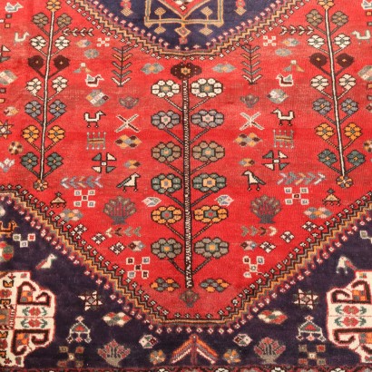 Antiker Afshar Teppich Baumwolle Wolle Großer Knoten 297 x 203 cm_1326505 Afshar Teppich - Iran