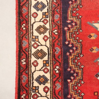 Antiker Afshar Teppich Baumwolle Wolle Großer Knoten 297 x 203 cm_1326507 Afshar Teppich - Iran