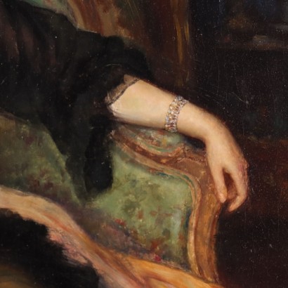 Painting by André Chabellard,Portrait of a Lady,André Chabellard,André Chabellard,André Chabellard,André Chabellard