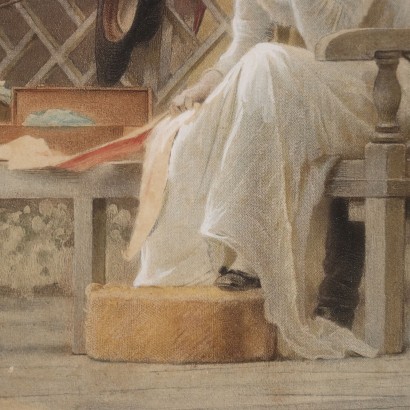 Pair of color lithographs by Marcu,Marcus C. Stone,Marcus C. Stone,Marcus C. Stone