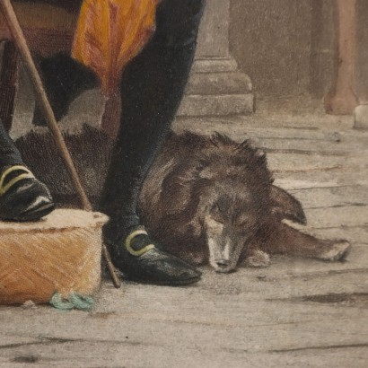Pair of color lithographs by Marcu,Marcus C. Stone,Marcus C. Stone,Marcus C. Stone