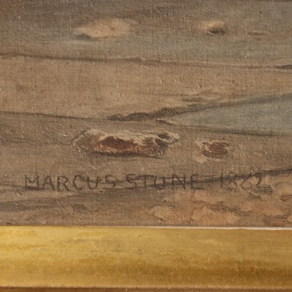 Pair of color lithographs by Marcu,Marcus C. Stone,Marcus C. Stone,Marcus C. Stone