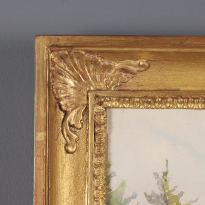 Painting by Patience E. Bishopp, Flower Garden, Patience E. Bishopp, Patience E. Bishopp, Patience E. Bishopp