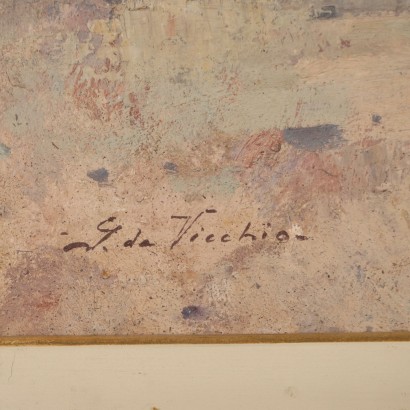 Pintura de Giulio Da Vicchio, Pensionistas en Toscana, Giulio Da Vicchio, Pensionistas en Toscana, Giulio Da Vicchio, Pensionistas en Toscana, Giulio Da Vicchio