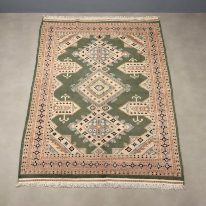 Antique Kashmir Rug Cotton Wool Large Knot 260 x 185 cm_1327138 Kashmir Rug - India, Kashmir Rug - India