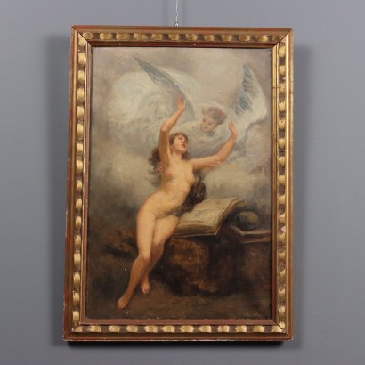 Painting of Mary Magdalene Visited by the Angel