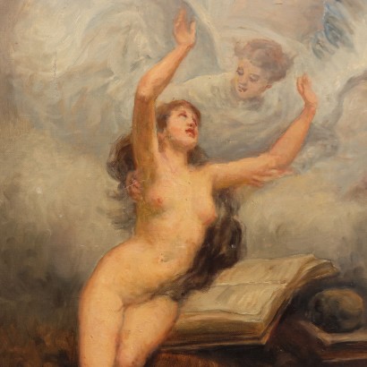 Dipinto Maddalena Visitata dall'%,Maddalena visitata dall' angelo,Dipinto Maddalena Visitata dall'%,Dipinto Maddalena Visitata dall'%
