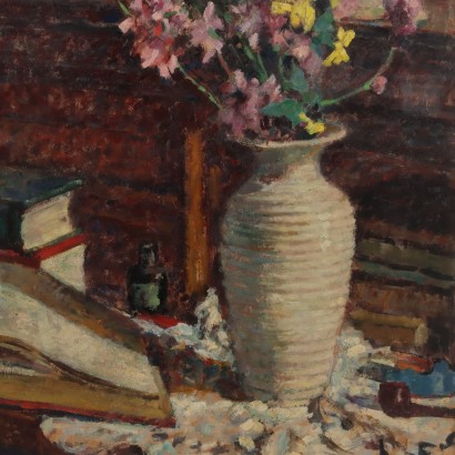 Pintura de Giorgio Sacchetti, En mi estudio, Giotto Sacchetti, Giotto Sacchetti, Giotto Sacchetti