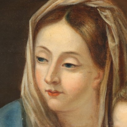 Painting of the Madonna and Child with Saint John, Madonna and Child with Saint John the Baptist