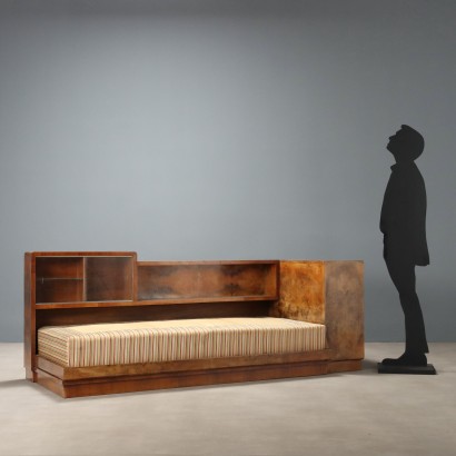 1940s Art Deco bed