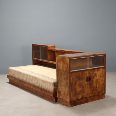 1940s Art Deco bed