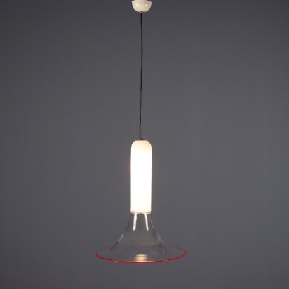 Leucos Samanta Lamp Vintage Design Roberto Pamio Murano Glass 1970s