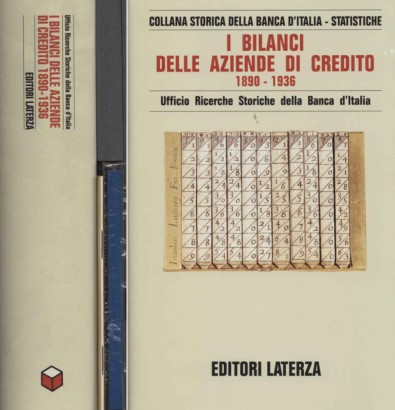 I Bilanci delle aziende di credito 1890-1936