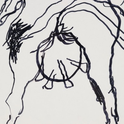 Drawing by Luciano Minguzzi, Mad Cow, Luciano Minguzzi, Luciano Minguzzi, Luciano Minguzzi