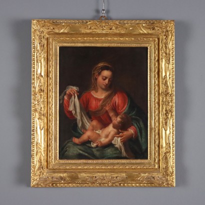 Cuadro de la Virgen con el Niño