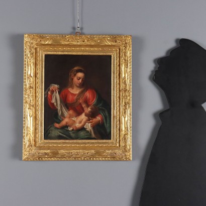 Cuadro de la Virgen con el Niño