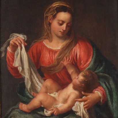 Cuadro de la Virgen con el Niño