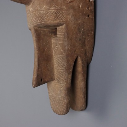 Wooden Hyena Mask, Bamana Art