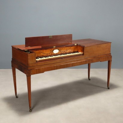 Antique Fortepiano Cuban Mahogany Longman & Broderip XVIII Century